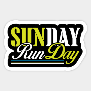 Sunday Runday - Marathon Sticker